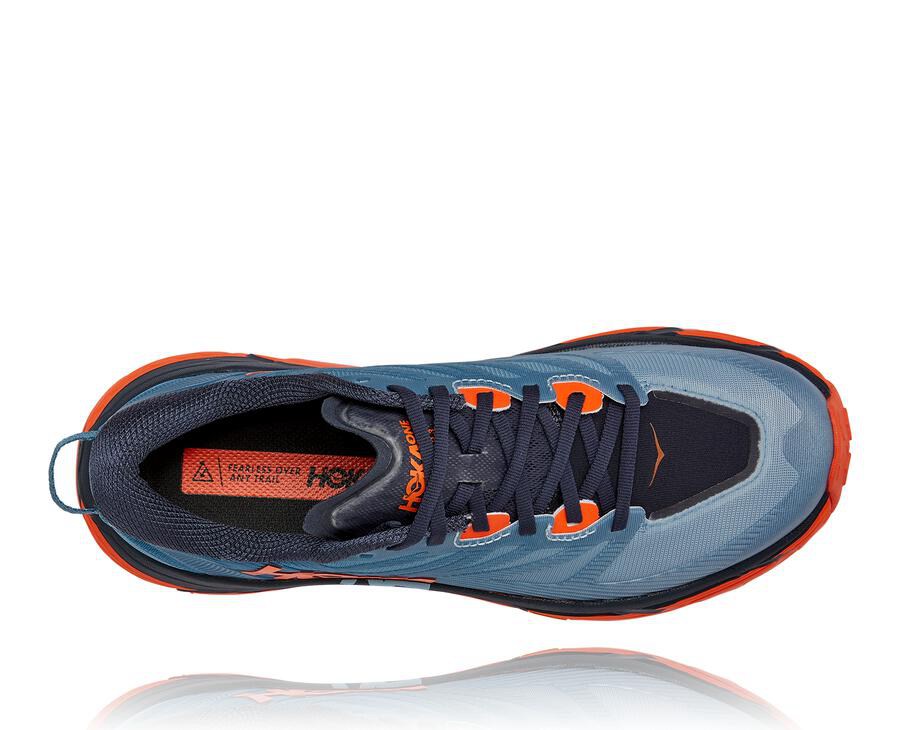 Hoka One One Trainers Mens Blue - Mafate Speed 3 - 34659XVZO